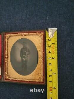 Double Armed Died Andersonville CIVIL WAR TINTYPE 36th PA POW Id'd Wilderness