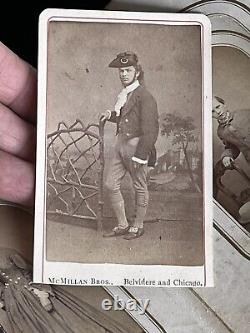 EM Webb 1862+ New York Elite ANTIQUE PHOTO ALBUM CIVIL WAR ERA Rare Circus Photo