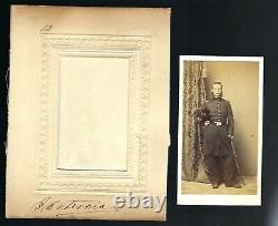 Early War CDV Identified Union Officer from a German Album