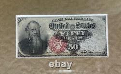 Edwin M. Stanton Lincoln Civil War Lot CDV photo autograph Treasury 50 note $1