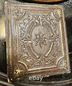 Ethnic Nanny Holding White Baby Civil War Era Tintype Photo 1860s