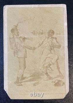Extremely Rare 1863 Civil War CDV of Black Conscription