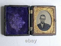 Extremely Rare Civil War Veteran Collection Identified Tintype & 1906 G. A. R. Le