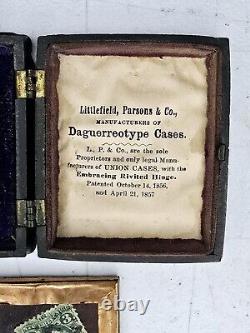 Extremely Rare Civil War Veteran Collection Identified Tintype & 1906 G. A. R. Le