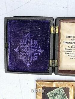 Extremely Rare Civil War Veteran Collection Identified Tintype & 1906 G. A. R. Le