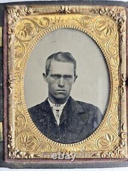 Extremely Rare Civil War Veteran Collection Identified Tintype & 1906 G. A. R. Le