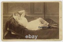 Female Prostitute 1876 Cabinet Card Grand Rapids Brothel Photo Sex Worker J10481