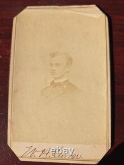 Four (4) US Naval Academy CDVs circa 1865 - Two Identified