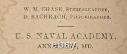 Four (4) US Naval Academy CDVs circa 1865 - Two Identified