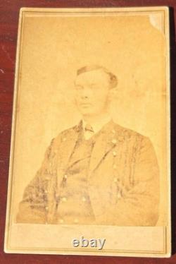 Four (4) US Naval Academy CDVs circa 1865 - Two Identified