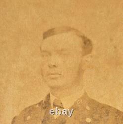 Four (4) US Naval Academy CDVs circa 1865 - Two Identified