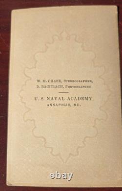 Four (4) US Naval Academy CDVs circa 1865 - Two Identified