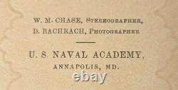 Four (4) US Naval Academy CDVs circa 1865 - Two Identified