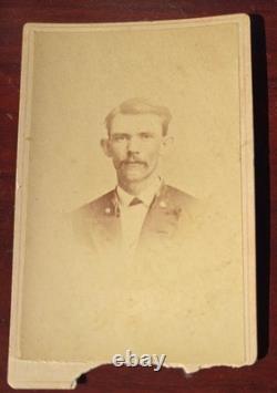 Four (4) US Naval Academy CDVs circa 1865 - Two Identified