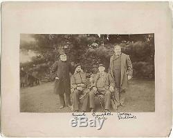 Four CIVIL War Veterans, General Grubb & Original Antique Photograph