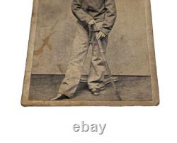 Frances Clayton Civil War Woman Soldier CDV Pair S. Masury Boston Massachusetts