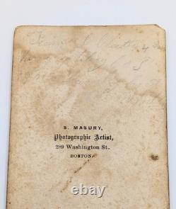 Frances Clayton Civil War Woman Soldier CDV Pair S. Masury Boston Massachusetts