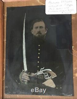 Full Plate Tintype Of Alabama Civil War Soldier