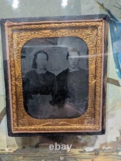 GETTYSBURG/2ND Manassas WIA Escutcheon US Civil War With Tintype And CDV
