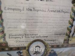 GETTYSBURG/2ND Manassas WIA Escutcheon US Civil War With Tintype And CDV