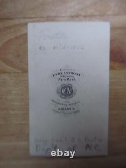 GREAT 1862 MATTHEW BRADY Civil War Carte de Visite Photo, General John G. Foster