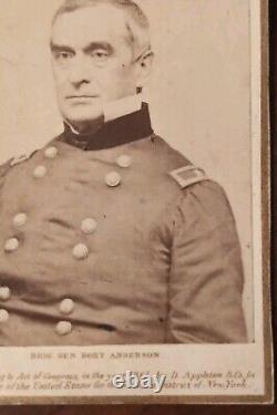 Gen Robert Anderson Carte de Visite Union Civil War Hero Fort Sumpter CDV 1861