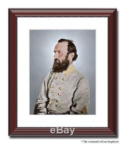 Gen Stonewall Jackson Confederate 11x14 Framed Photo Color Civil War -4190186455