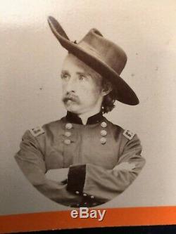 General Custer 1800's Stereoview Photograph Civil War Image