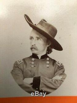General Custer 1800's Stereoview Photograph Civil War Image