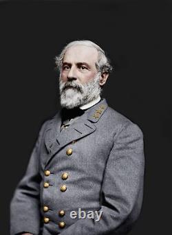 General Lee Confederate CSA Color Tinted photo Civil War 04402