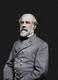 General Lee Confederate Csa Color Tinted Photo Civil War 04402