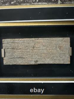 General Robert E. Lee Civil War House Remnant -Parade Fan COA. Museum Glass