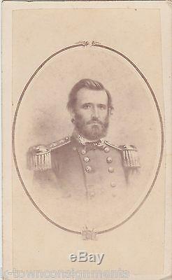 General Ulysses S. Grant CIVIL War Uniform Antique Artistic CDV Photograph