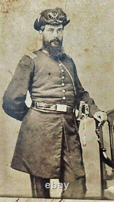 Gettysburg Civil War CDV Photo Signed 111th New York John S. Coe Armed