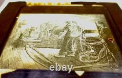 Glass Slide Photographs Civil War with Soldiers, Battlefields, Shipyards