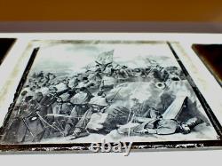 Glass Slide Photographs Civil War with Soldiers, Battlefields, Shipyards
