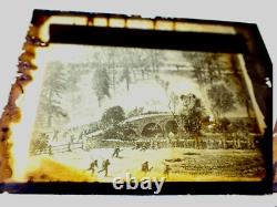 Glass Slide Photographs Civil War with Soldiers, Battlefields, Shipyards