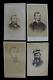 Grant, Lincoln, Adm Porter & Gen Sigel, (lot Of 4) Civil War Cvd Photographs