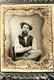 Great Tintype Photo Cigar Smoking Gambler Great Pose Top Hat Civil War Man 1860s