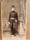 Great Studio View Cdv Of A Federal Officer With A Sword Taken In Buffalo Ny