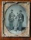 Half Plate Tintype Armed Civil War Soldiers