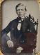 Handsome! Civil War Era Young Gentleman 1/4 Plate Ambrotype Photo Withpartial Case