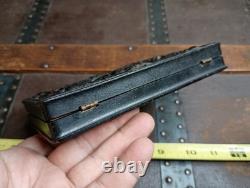 Half Plate Tintype Civil War Identified Soldier Cannon Encampment Backdrop