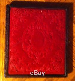 Hand Colored Civil War Tintype of child soldier confederate Cond. VG