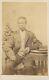 Handsome Young African American Man Civil War Era 1860s Cdv Carte De Visite V472