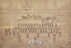 Historical Albumen of some Civil War era Soldiers standing muster