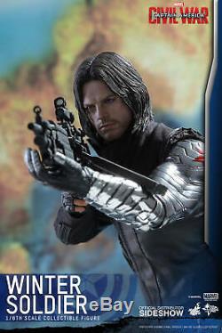 Hot Toys Winter Soldier Civil War MMS351 (extra guns included see photos) 1/6