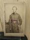 Identified 1860s Carte De Visite Civil War Union Soldier Photograph Hand Tinted