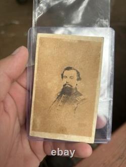ID'd 5th Michigan Cavalry Civil War CDV Wounded Gettysburg Battle Custer Photo