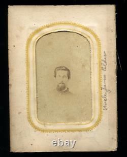 ID'd CDV Civil War Soldier by African American Photographer JP Ball Ohio KIA